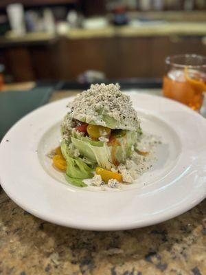 The Wedge Salad is great.