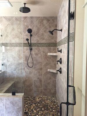 Custom shower