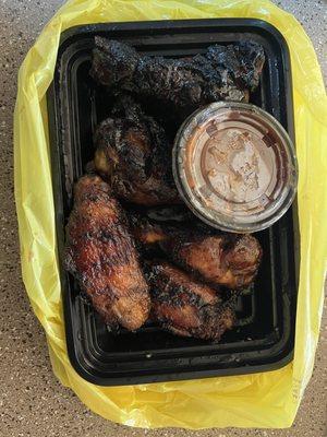 Burnt Jerk chicken