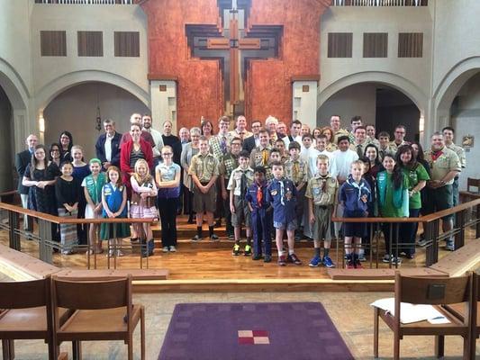 St John's supports Scouts