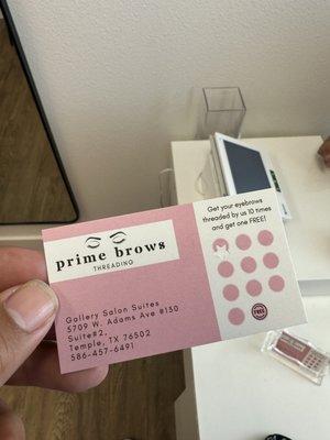 Their business card