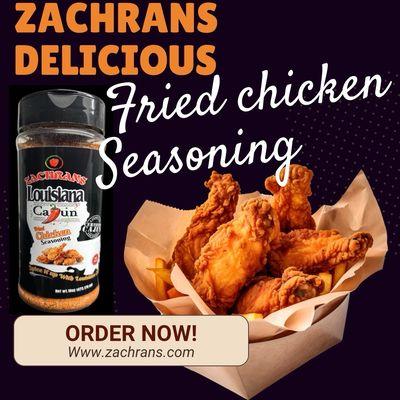 Zachrans Louisiana Cajun Fried Chicken Seasoning