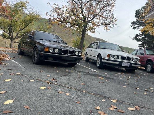 My Black 1994 bmw 740il after the work was competed