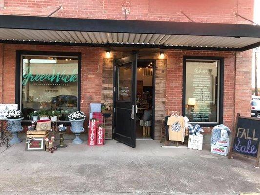 We have a storefront with unique home goods made by local artisans.