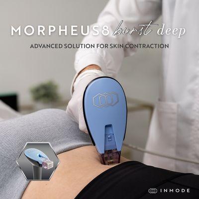 Get rid of unwanted stubborn fat Morpheus8 Burst DEEP, made to sculpt and contour like never before. Book a consultation today.