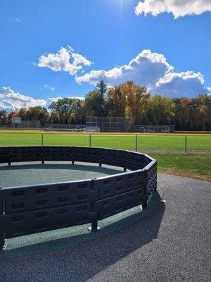 Ball pit and field