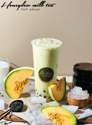 Honeydew milk tea