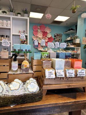 Viewpoint of store interior from the front door.