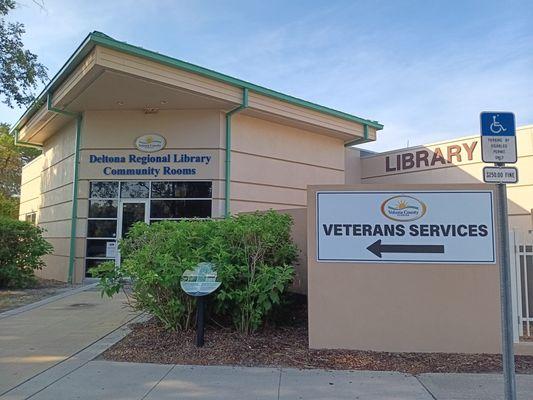 Pretty awesome that the Deltona Library has a Veterans Services