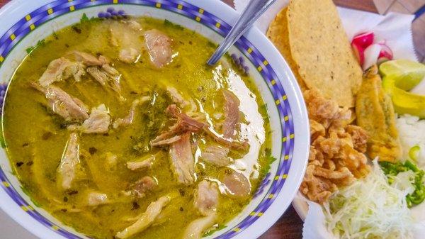 Pozole Verde....WOOOOW!!! On point!