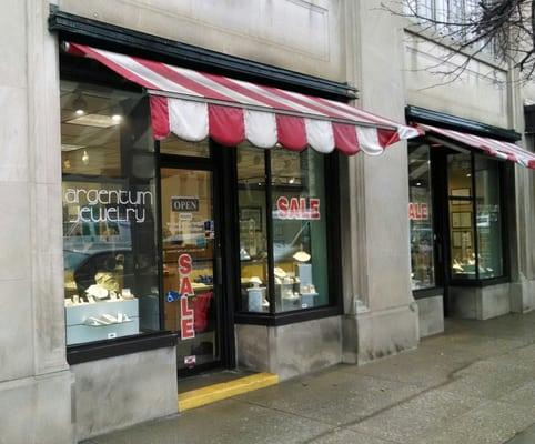 Store front on College Avenue