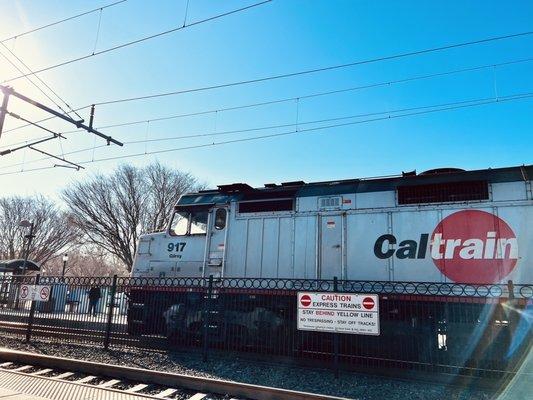 Morning commute to SF on the CalTrain