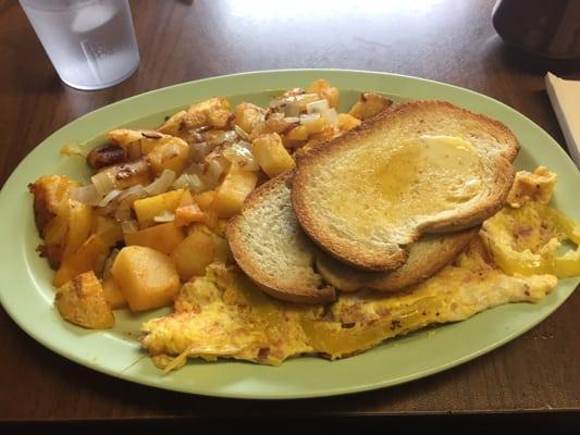 Scuba Steves hot omelet