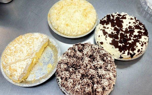 Cream pies