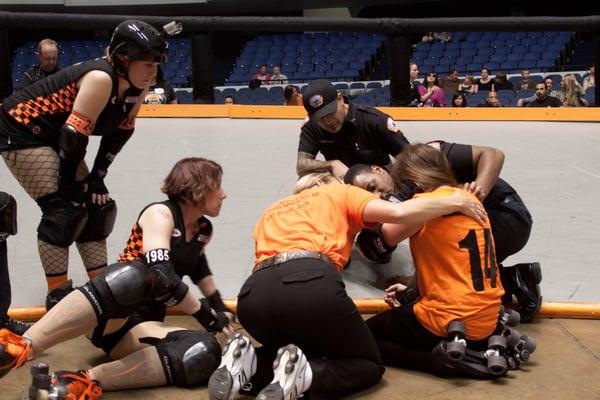 Official Chiropractor of the OC Roller Girls 2009 - 2011