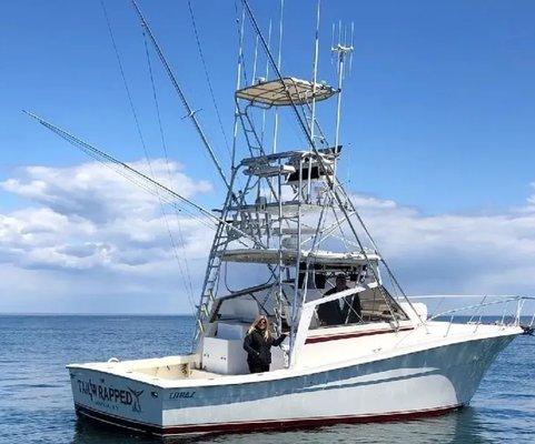 Fishing Charter- Montauk, NY- Reserve us today!!  Our Boat  "Tailwrapped"