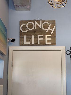 Conch Life sign