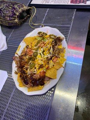 Come have some chicken nachos and every day 4-6 happy hour 3.00 margaritas $1.00 off draft and bottle and wine