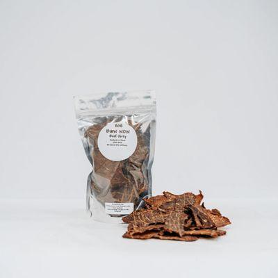 Beef Jerky
Handmade in Hawaii USDA Beef All Natural (No Additives) 55g

 Beef