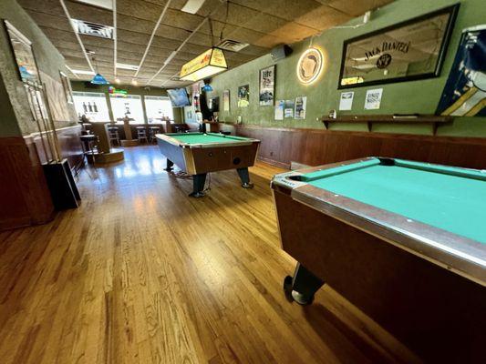 Pool table area