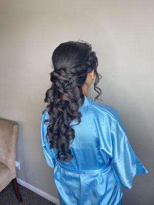 Quinceañeras updo