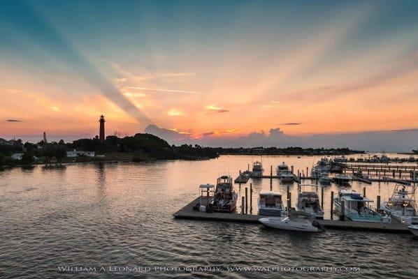 Jupiter Inlet with view of lighthouse