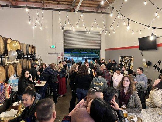 The Barrel Room which is for private events & parties. They have a bar & beertender (not shown on the right).