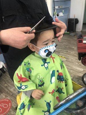 Barber was so patient with him.