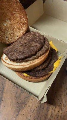 These are Big Mac patties??? I've seen children's playset food with bigger hamburgers than this. Are you guys serious?