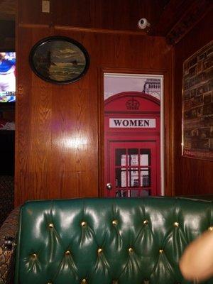 Women's room or a phone box?