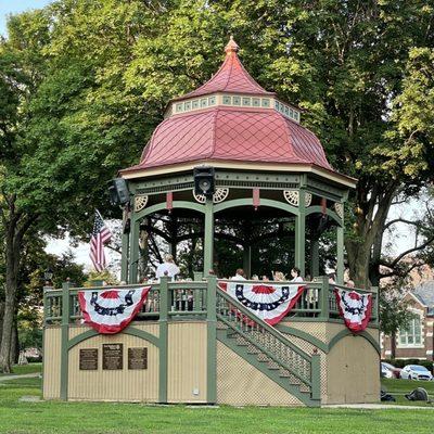 Central Park Band Stand on the Fourth of July