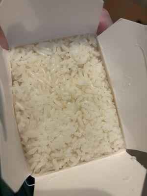 Steamed rice