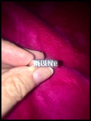 I love my name rings. They last many years.