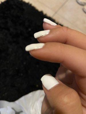 Terrible nail work