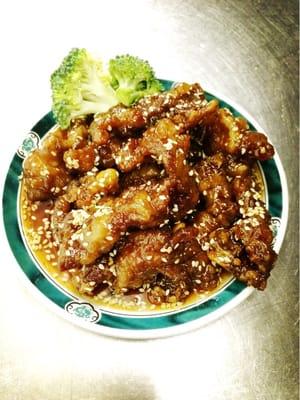 Sesame beef, sweet, crispy and yummy!