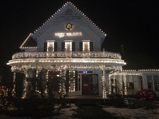 The Zimmerman House set up for Winterville.