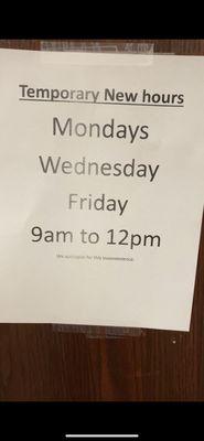 New Hours Not Posted to Google!