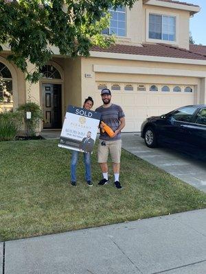 Happy homeowners!