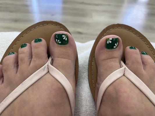 Pedicure: $51 including tip.