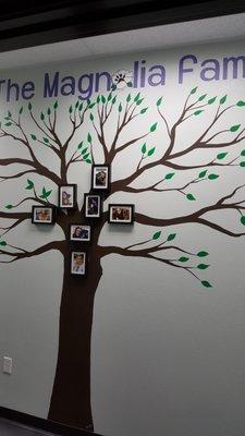 Magnolia Pet Wellness Center's staff family tree