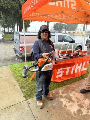 Stihl chainsaw for the win!!