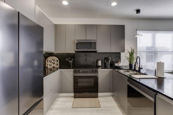 Staged Kitchen and Ready for Airbnb