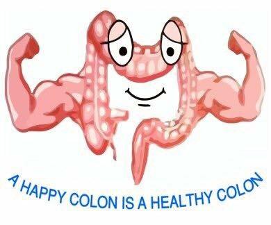 A happy colon is a healthy colon!