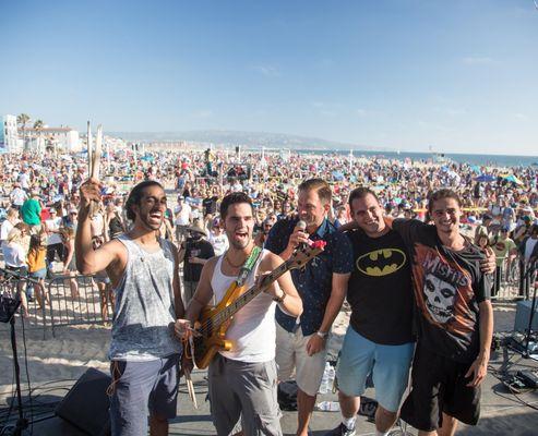 Performing at the Hermosa Beach Summer concert series