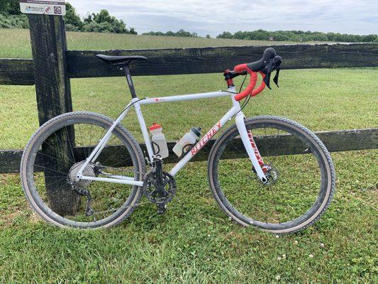 Thanks to Bicycle Doctor, I was able to find the frame I wanted when no one else had it! A sweet CX/Gravel build!