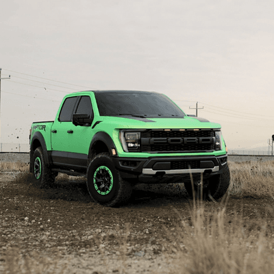 2021 Ford F-150 Raptor in Paradise Green by TeckWrap