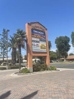 Chino Hills Promenade, CA front signage