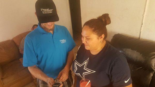 Our technicians and installers take the time to show you and teach you how to use our equipment.