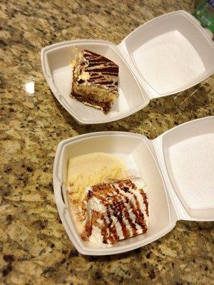 Tiramisu and tres leches