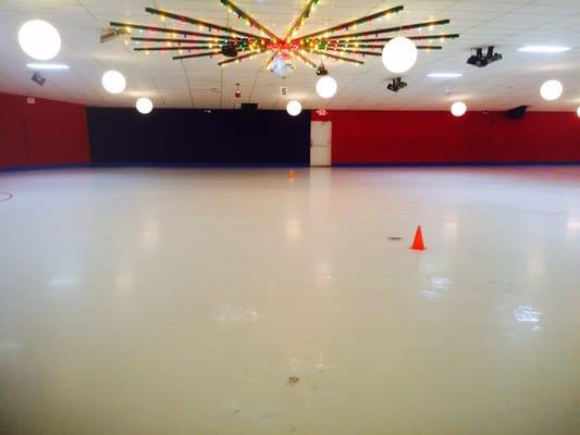 One half of rink